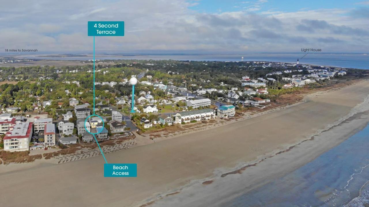Tybeeland Steps To The Beach With Oceanviews, Beachside Of Butler Ave Tybee Island Exterior photo